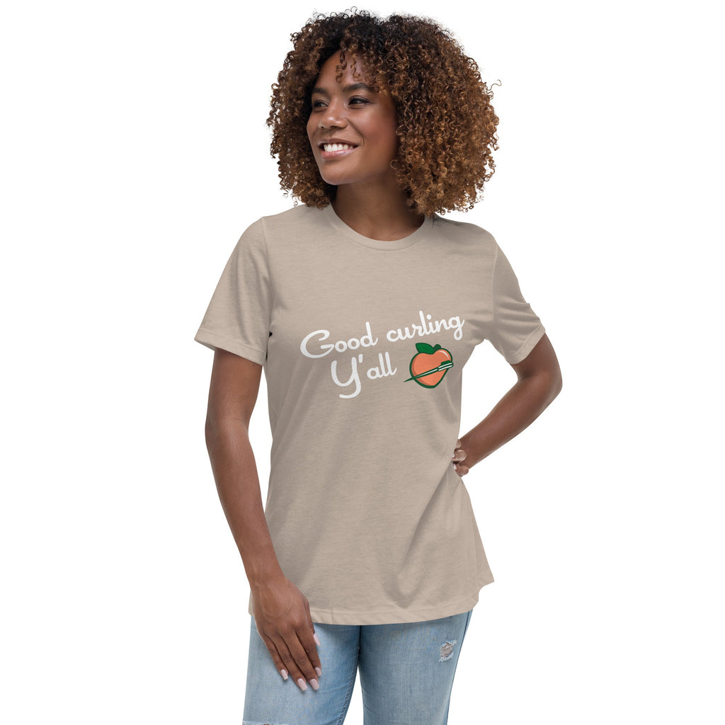 Good Curling Y'all Women's Relaxed T-Shirt - Broomfitters