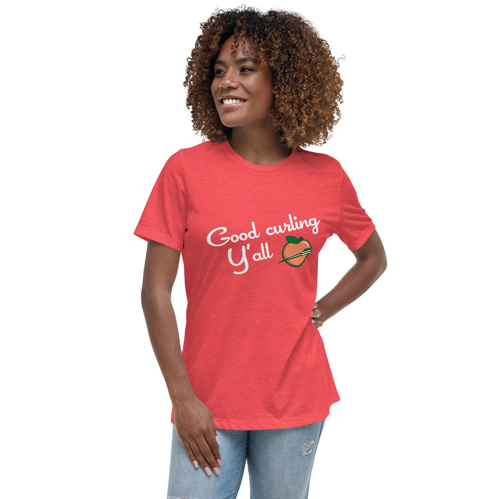 Good Curling Y'all Women's Relaxed T-Shirt - Broomfitters