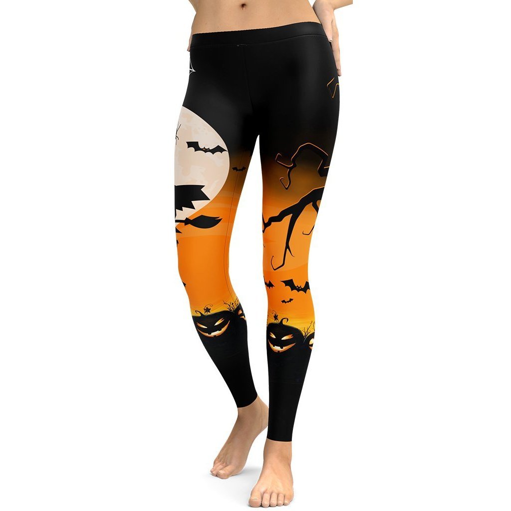 Halloween Night Leggings - Broomfitters