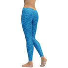 Knitted Print Pattern Leggings - Broomfitters