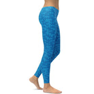 Knitted Print Pattern Leggings - Broomfitters