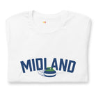 Midland Curling Club Big Block Letters Unisex t-shirt - Broomfitters