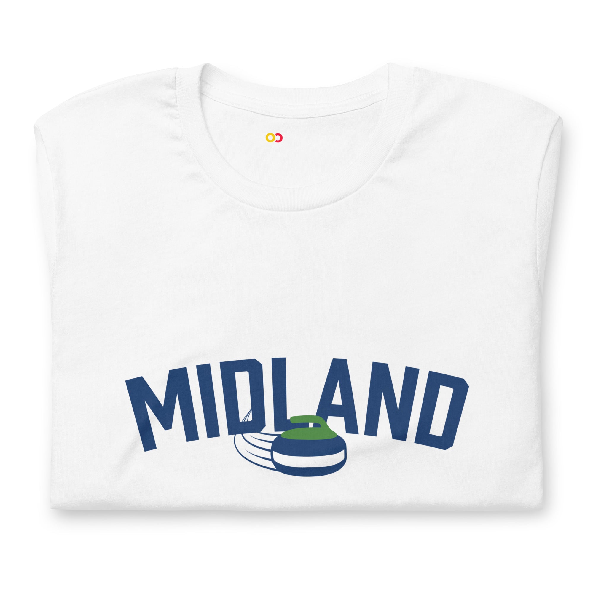 Midland Curling Club Big Block Letters Unisex t-shirt - Broomfitters