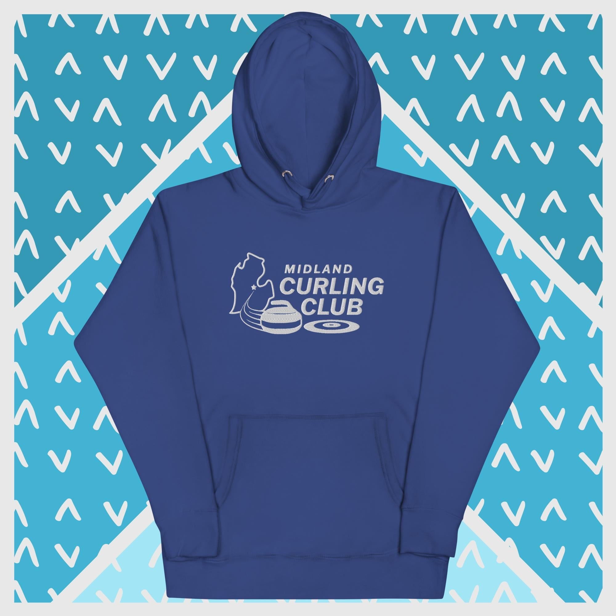 Midland Curling Club Embroidered Hoodie - Broomfitters