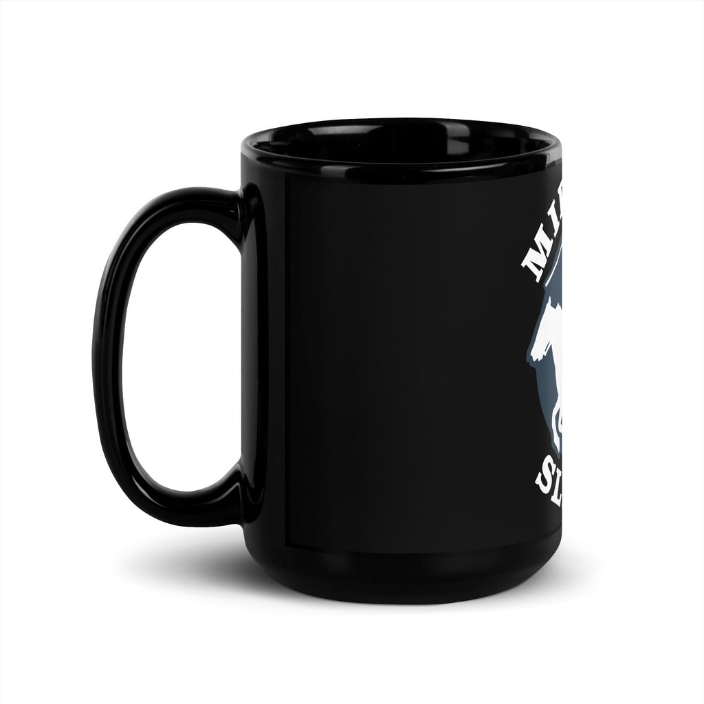 Midnight Sliders Black Glossy Mug - Broomfitters