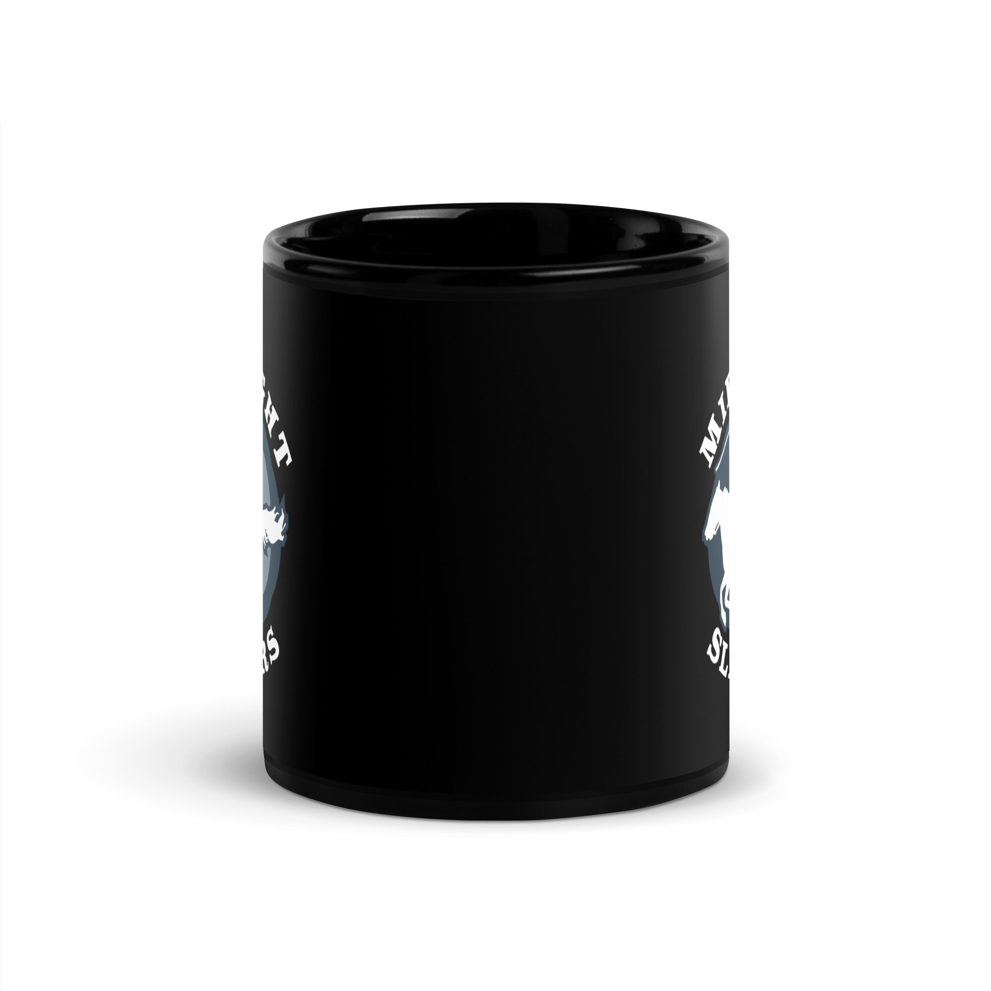 Midnight Sliders Black Glossy Mug - Broomfitters