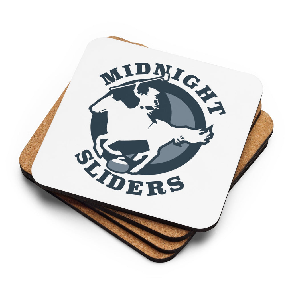 Midnight Sliders Cork-back coaster - Broomfitters