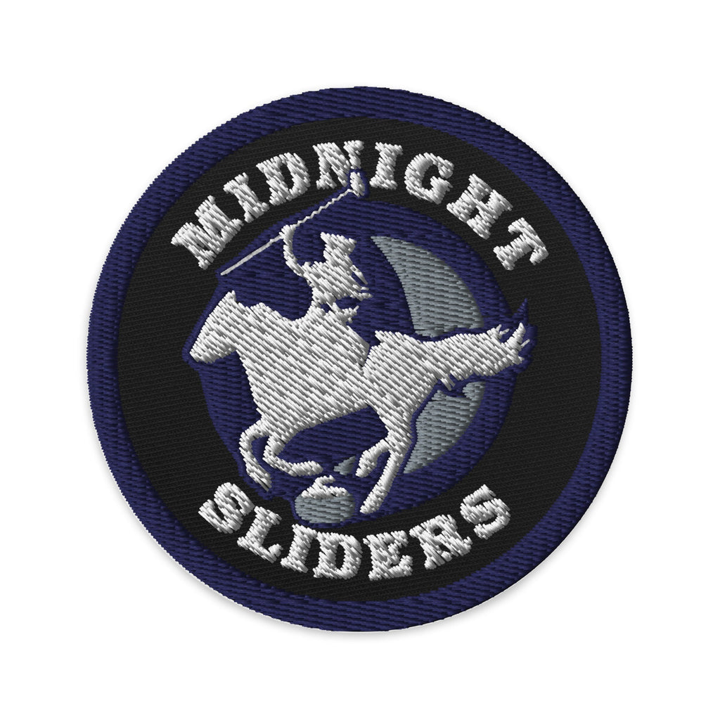 Midnight Sliders Embroidered patches - Broomfitters