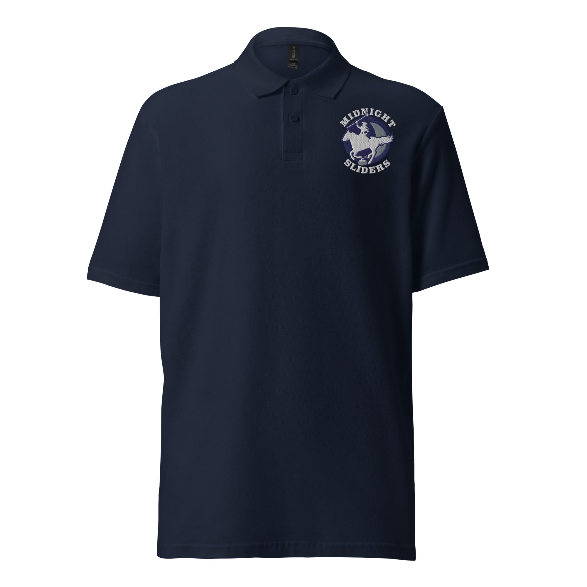 Midnight Sliders Unisex pique polo shirt - Broomfitters