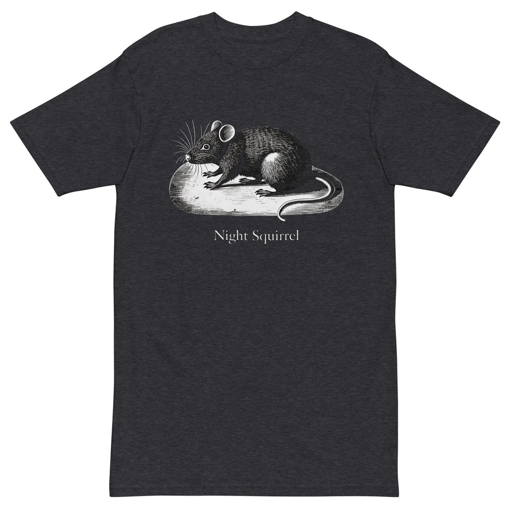 Night Squirrel - Heavyweight T-shirt - Broomfitters