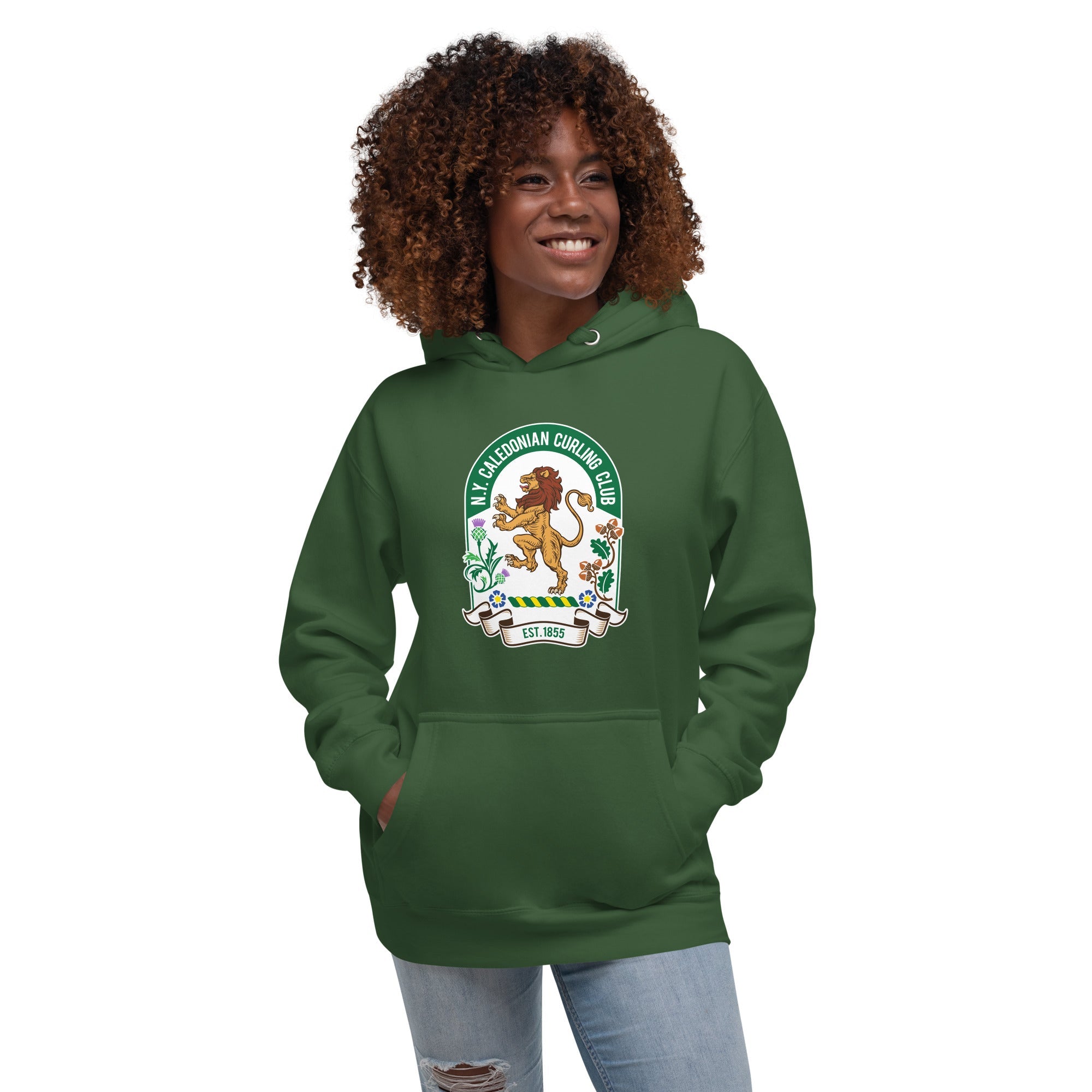 N.Y. Caledonian Curling Club Unisex Hoodie - Broomfitters