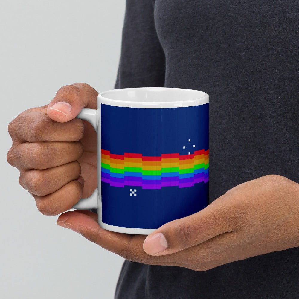 Nyan Curl coffee mug - Broomfitters