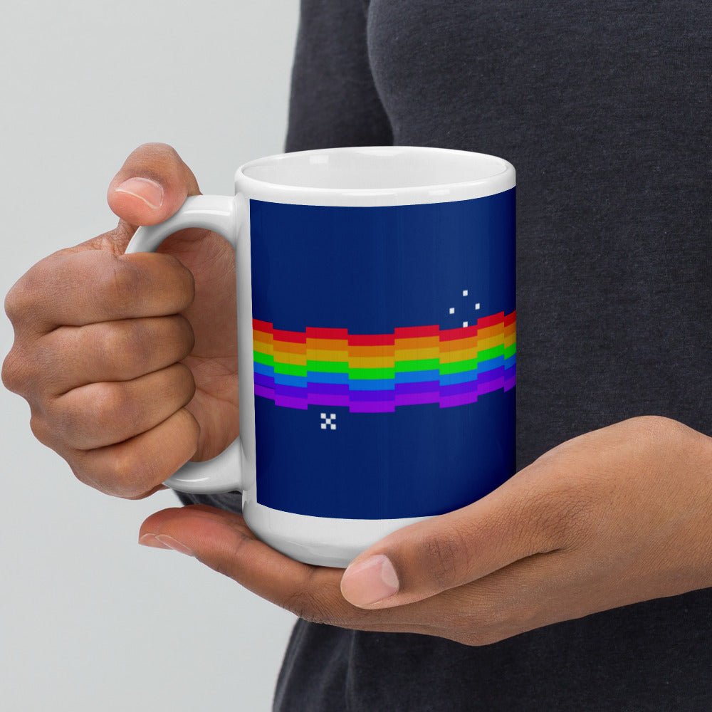 Nyan Curl coffee mug - Broomfitters