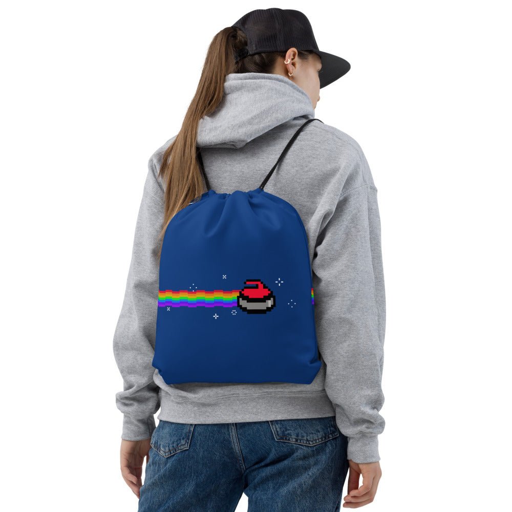 Nyan Curl Drawstring bag - Broomfitters