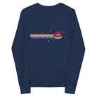 Nyan Curl kids long sleeve tee - Broomfitters