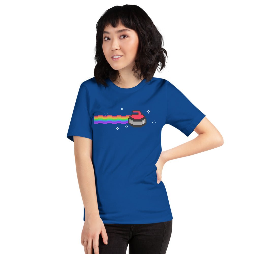 Nyan Curl T-shirt - Broomfitters