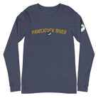 Pawcatuck River Curling Block Text Unisex Long Sleeve Tee - Broomfitters