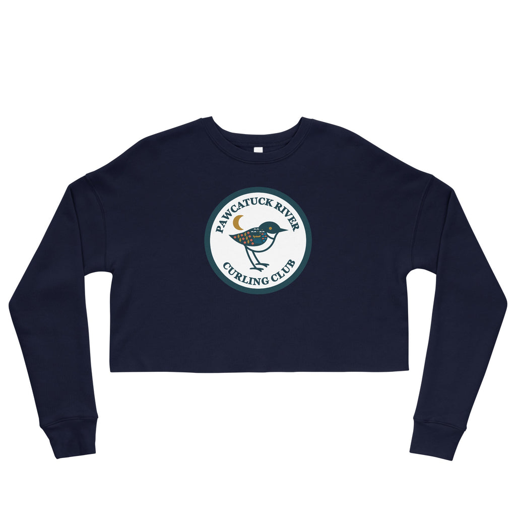 Pawcatuck River Curling Club Crop Sweatshirt - Broomfitters