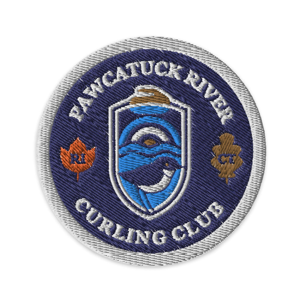 Pawcatuck River Curling Club Embroidered patches - Broomfitters