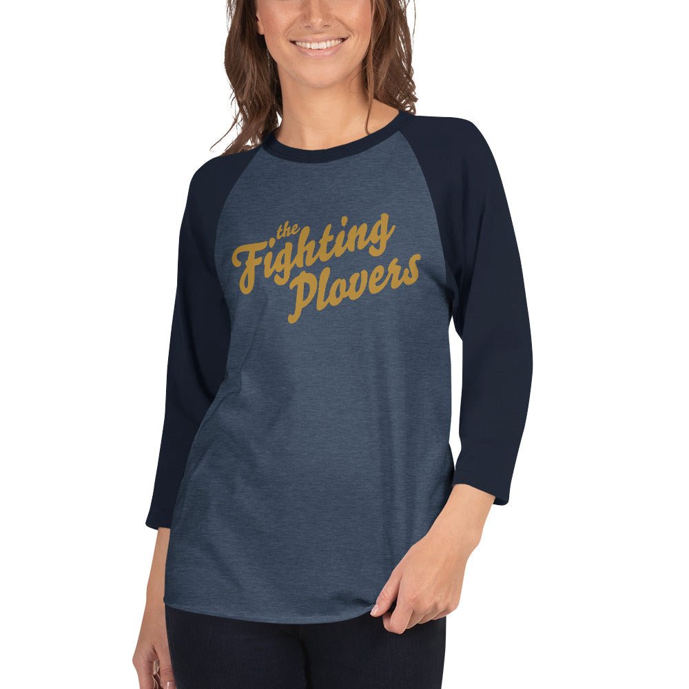 Pawcatuck River Curling - Fighting Plovers 3/4 sleeve raglan shirt - Broomfitters