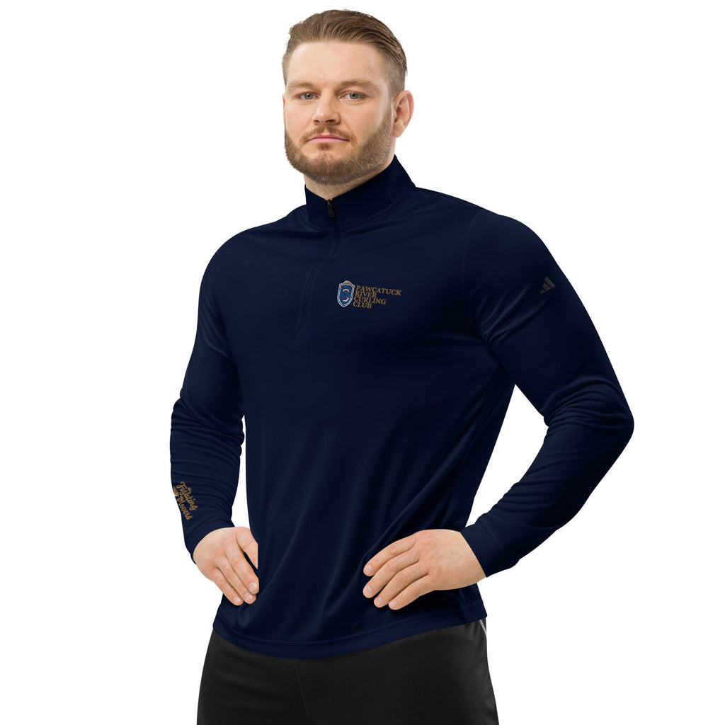 Pawcatuck River Curling Quarter zip pullover - Broomfitters