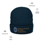 Pawcatuck River Curling Ribbed knit beanie - Broomfitters