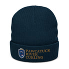 Pawcatuck River Curling Ribbed knit beanie - Broomfitters