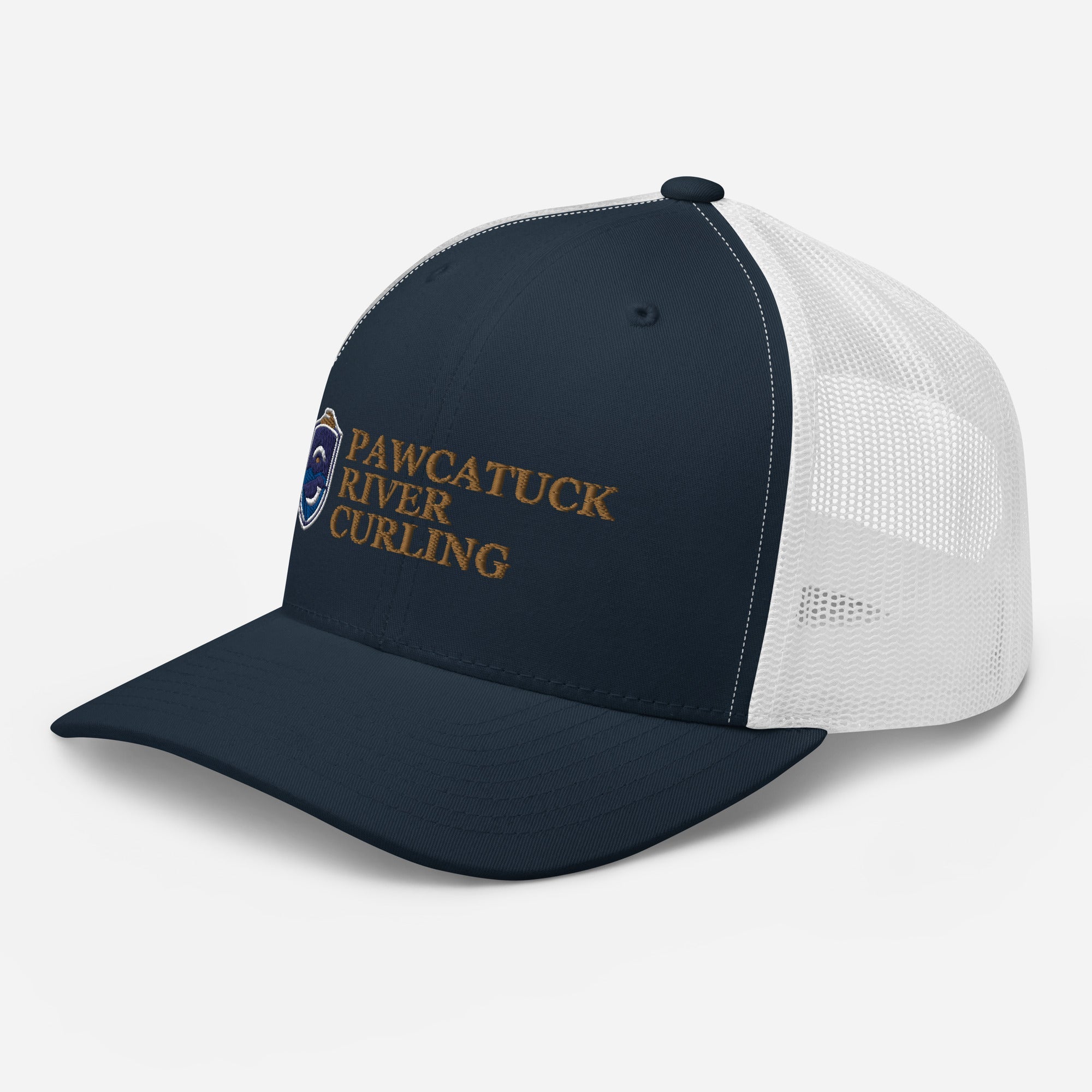 Pawcatuck River Curling Trucker Cap - Broomfitters