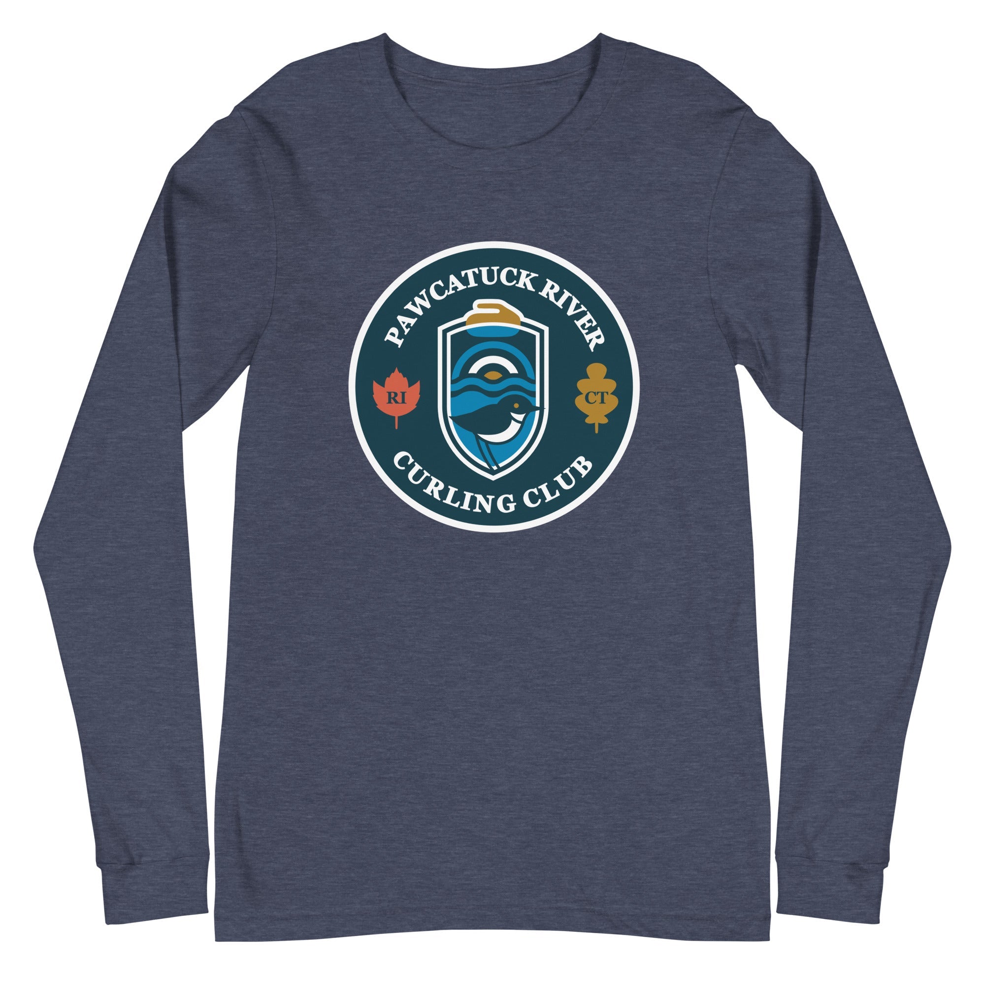 Pawcatuck River Curling Unisex Long Sleeve Tee - Broomfitters