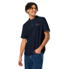 Pawcatuck River Curling Unisex pique polo shirt - Broomfitters