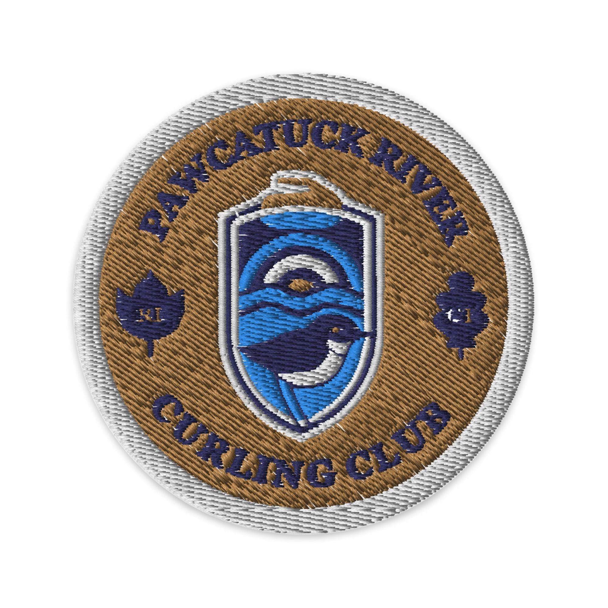 Pawcutuck Curling Club Embroidered patches - Broomfitters