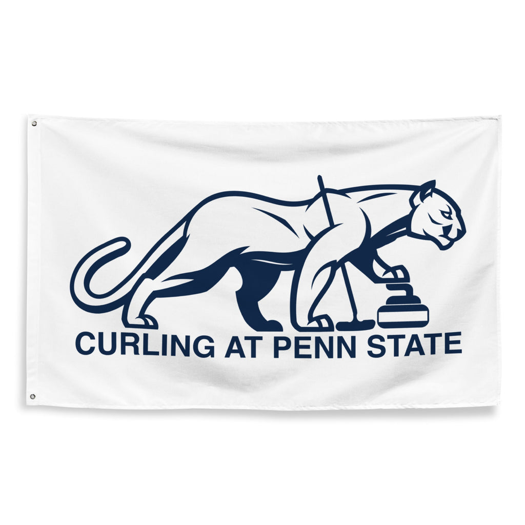 Penn State Curling Club Flag - Broomfitters