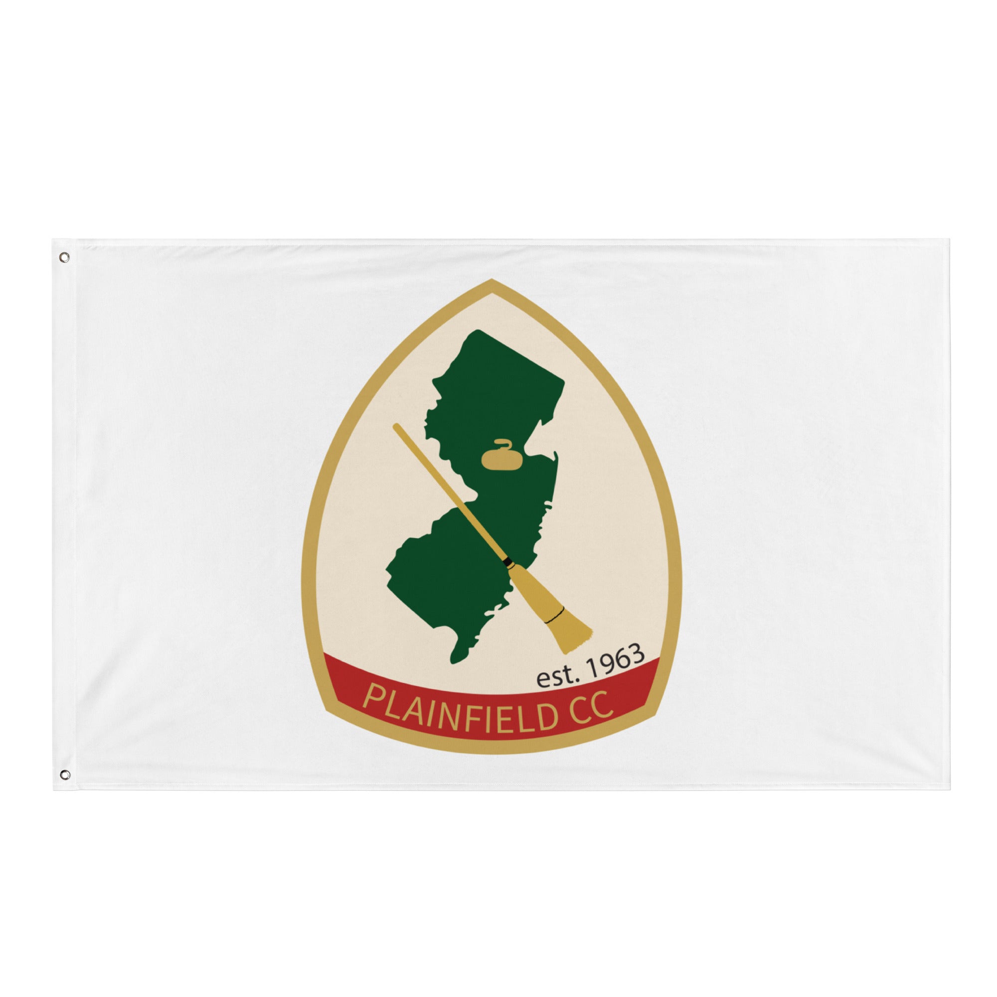 Plainfield Curling Club Flag - Broomfitters