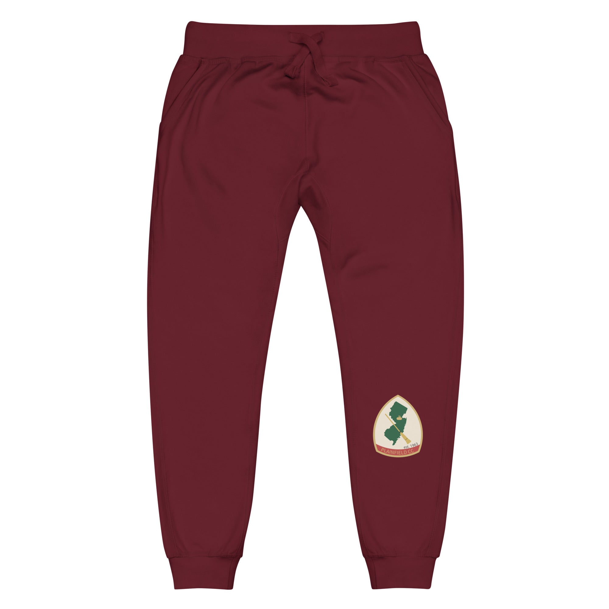 Plainfield Curling Unisex fleece sweatpants - Broomfitters