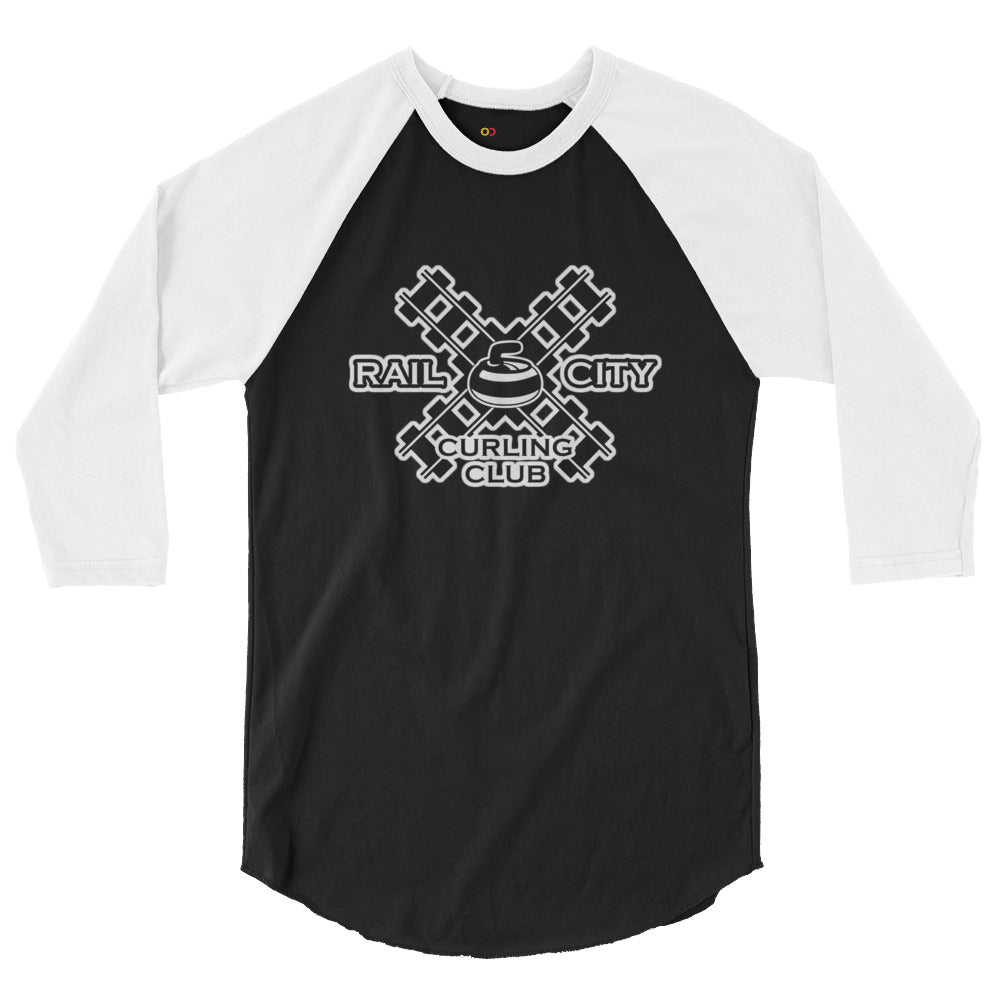 Rail City Curling Club 3/4 sleeve raglan shirt - Broomfitters