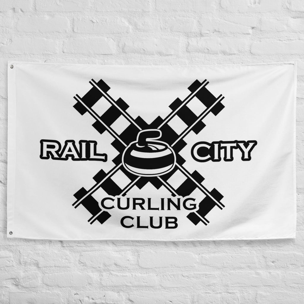 Rail City Curling Club Flag - Broomfitters