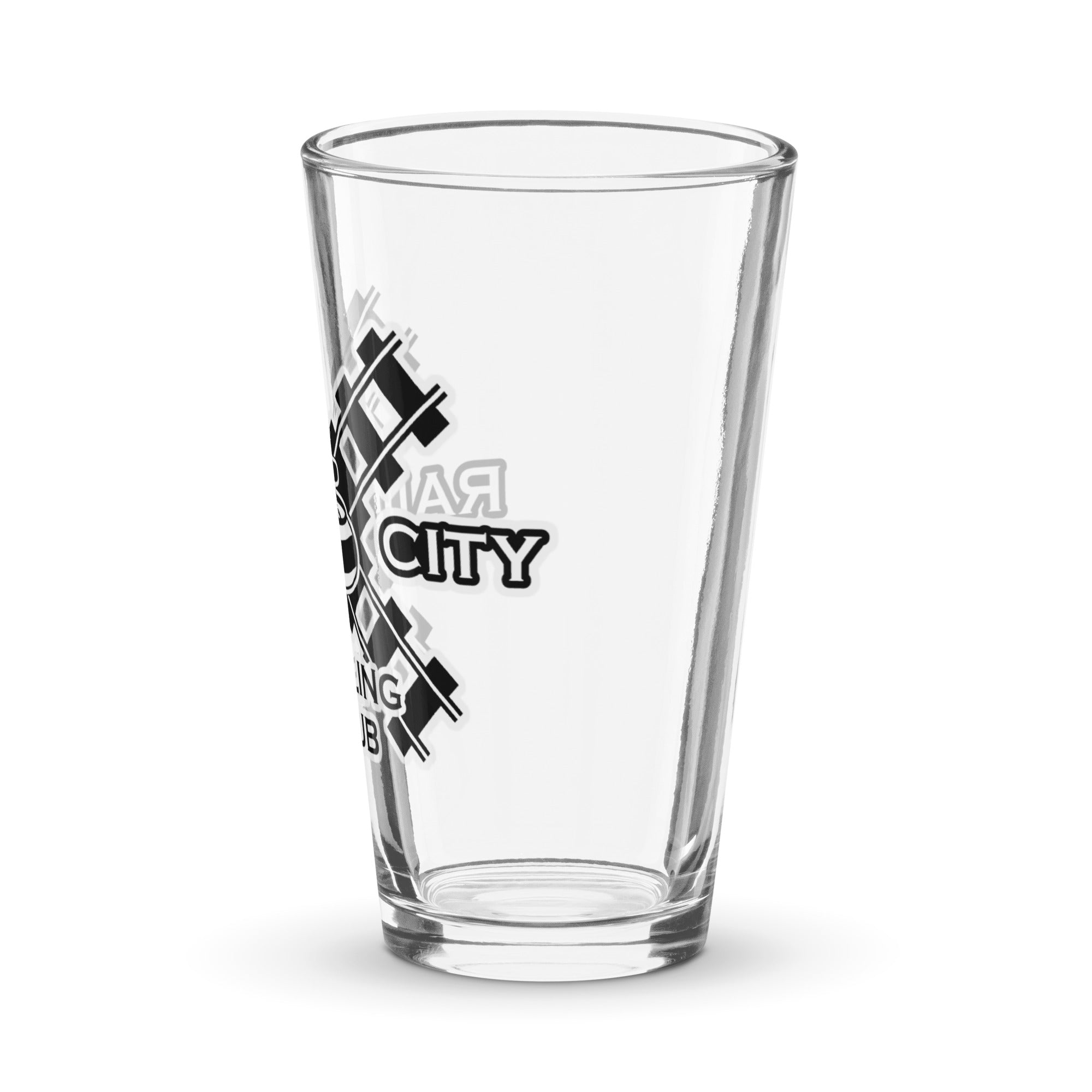 Rail City Curling Club pint glass - Broomfitters