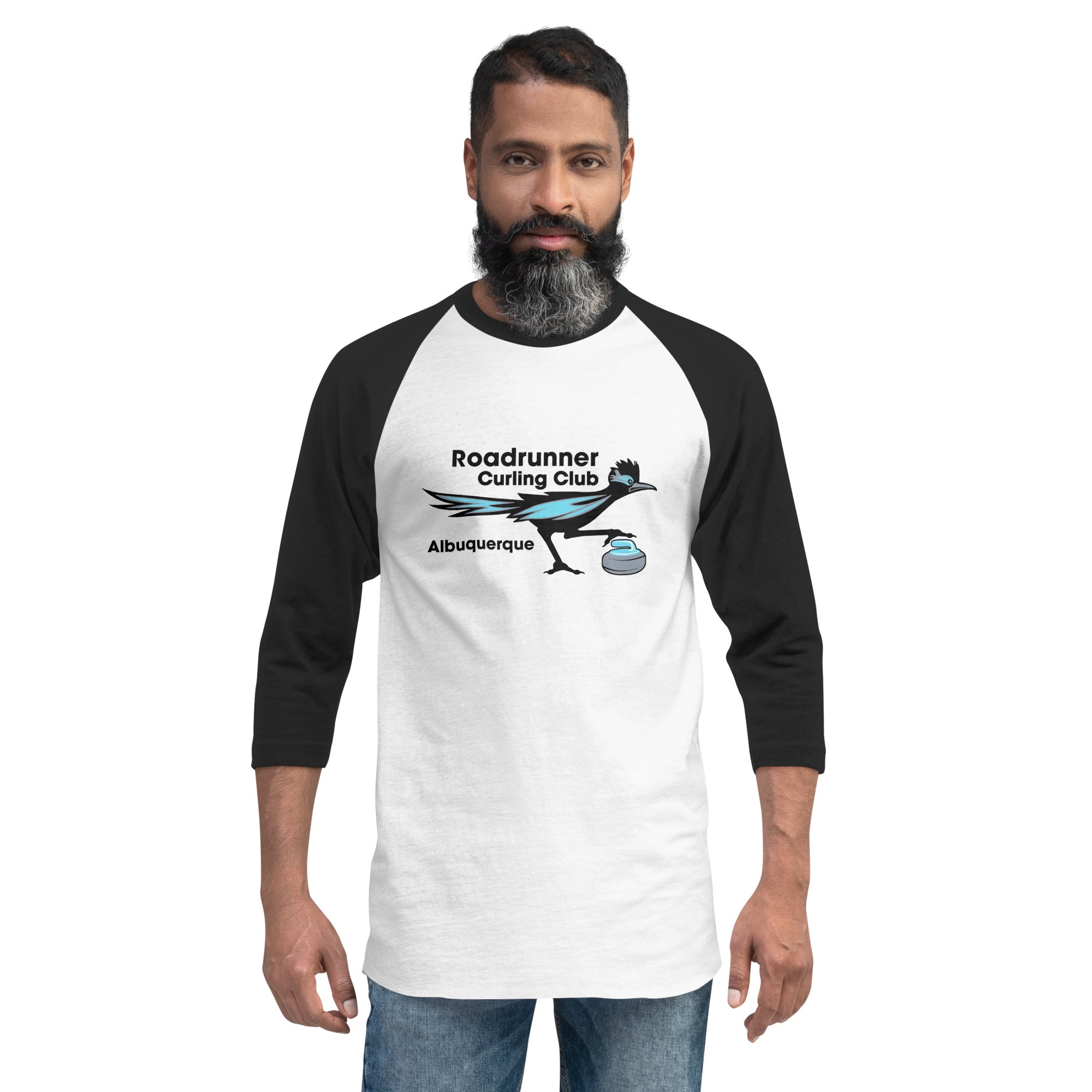 Roadrunner Curling Club 3/4 sleeve raglan shirt - Broomfitters