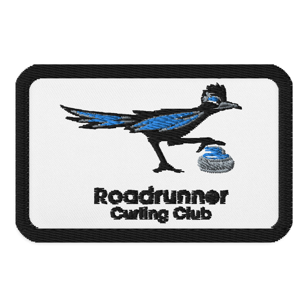 Roadrunner Curling Club Embroidered patches - Broomfitters