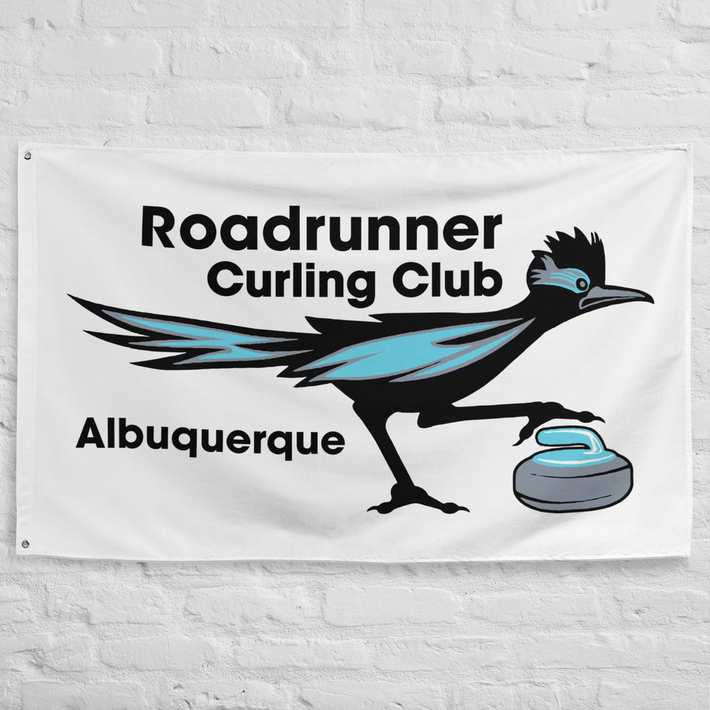 Roadrunner Curling Club Flag - Broomfitters