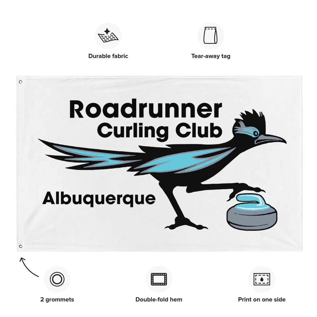 Roadrunner Curling Club Flag - Broomfitters