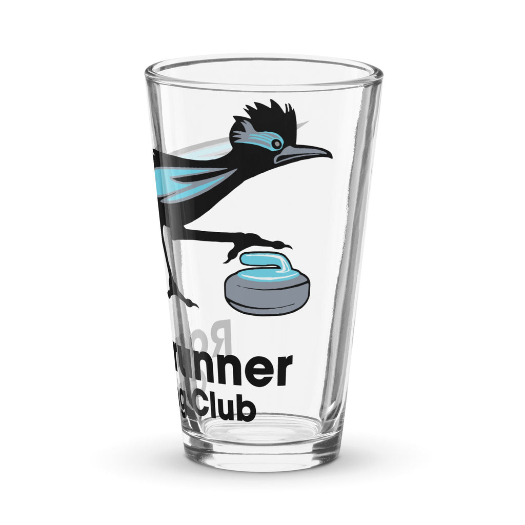 Roadrunner Curling Club Shaker pint glass - Broomfitters
