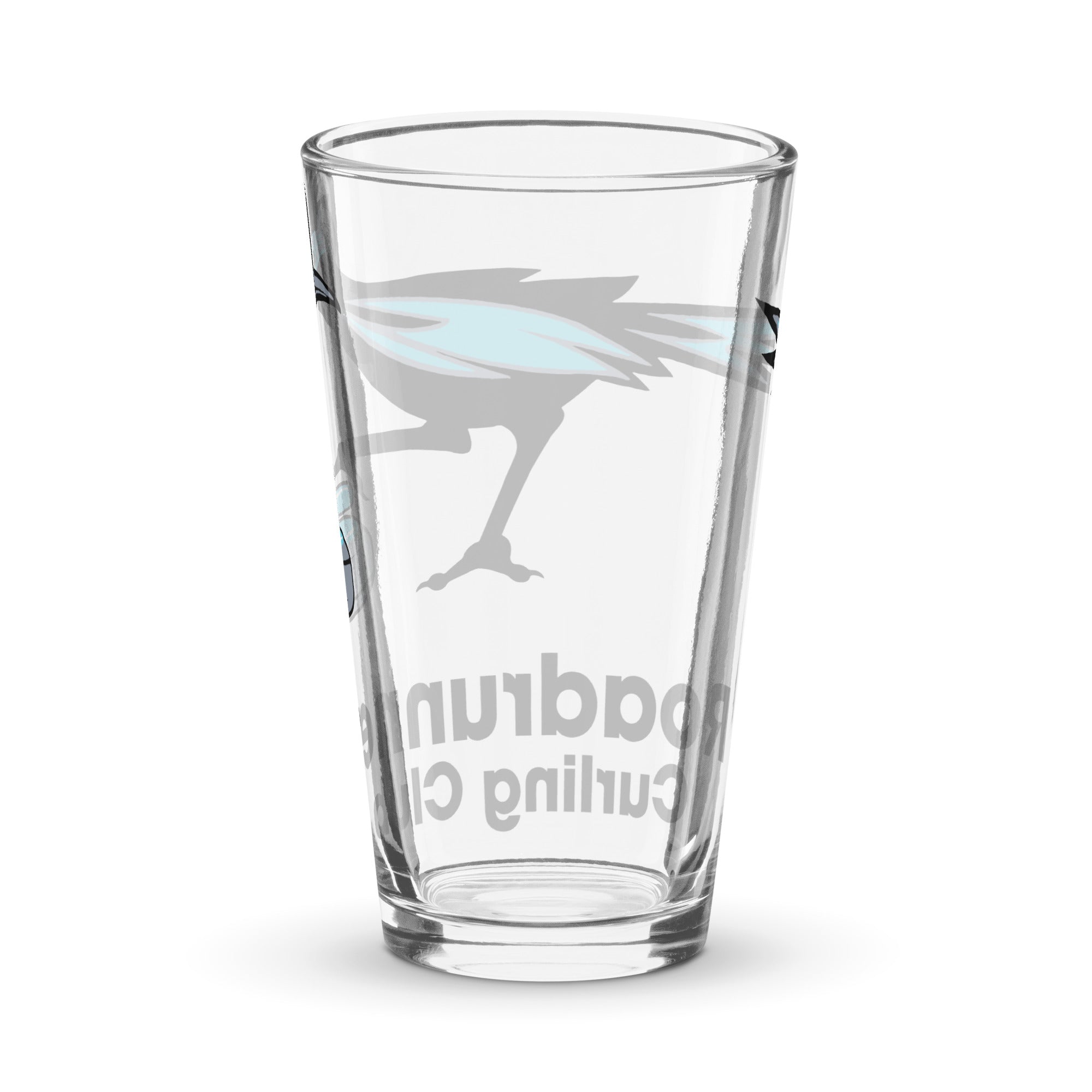 Roadrunner Curling Club Shaker pint glass - Broomfitters