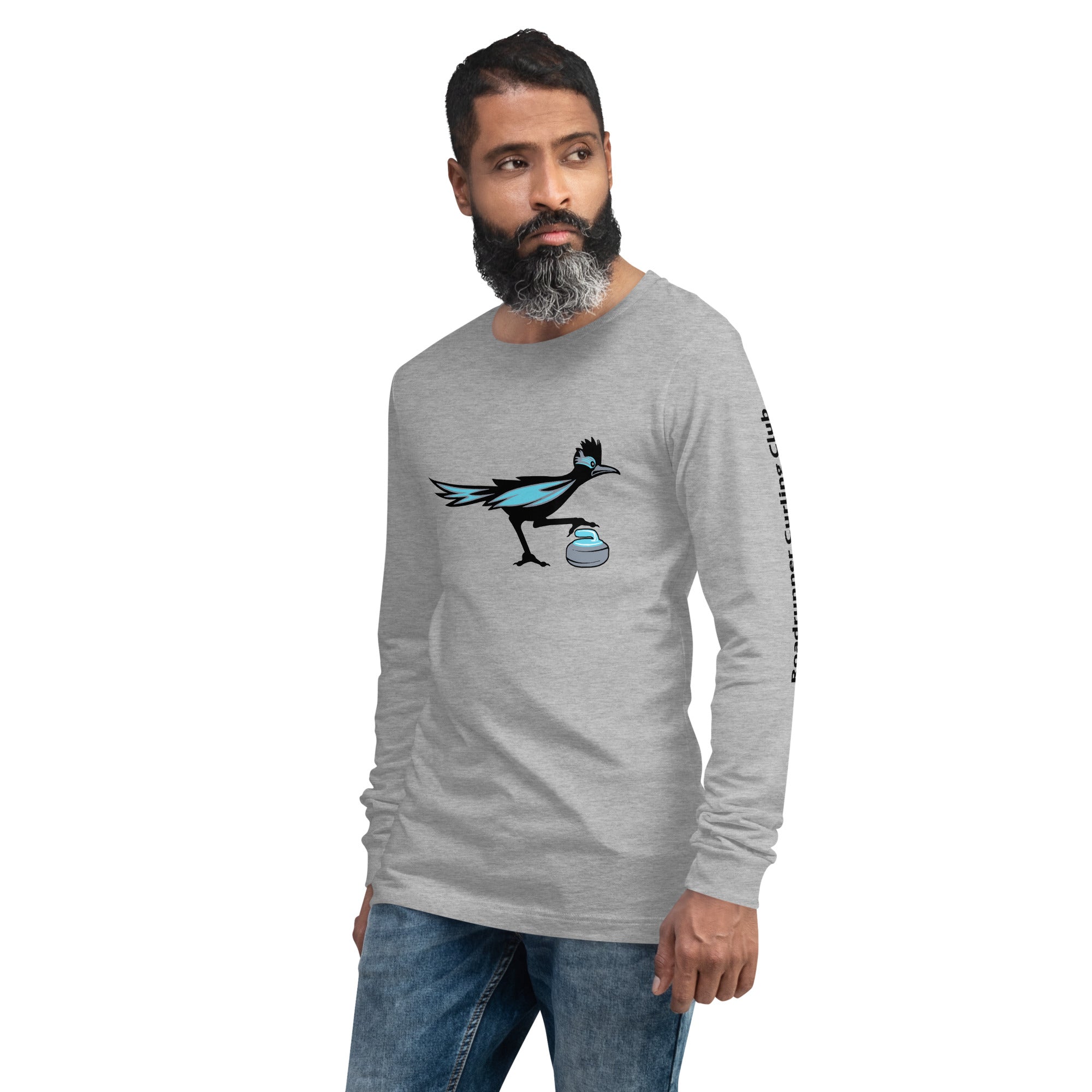 Roadrunner Curling Club Unisex Long Sleeve Tee - Broomfitters