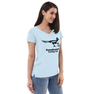 Roadrunner Curling Club Women’s recycled v-neck t-shirt - Broomfitters