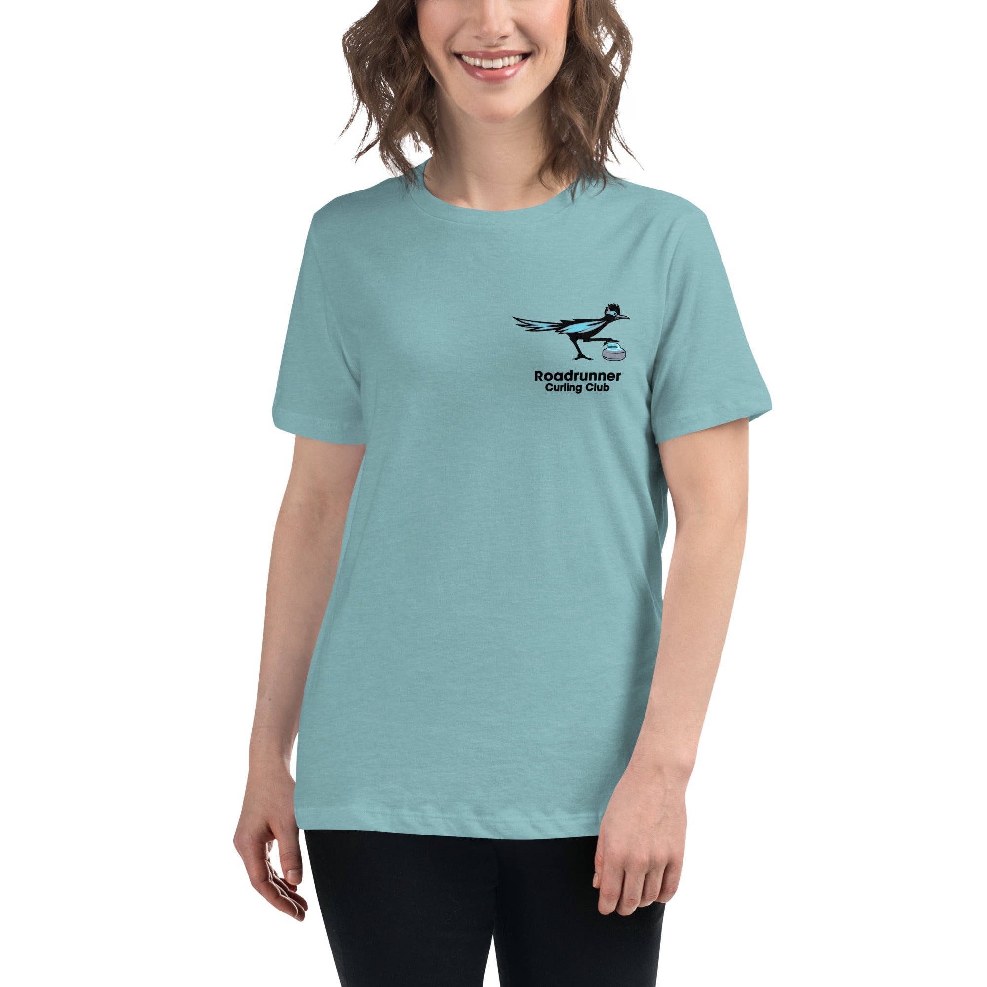 Roadrunner Curling Club Women's Relaxed T-Shirt - Broomfitters