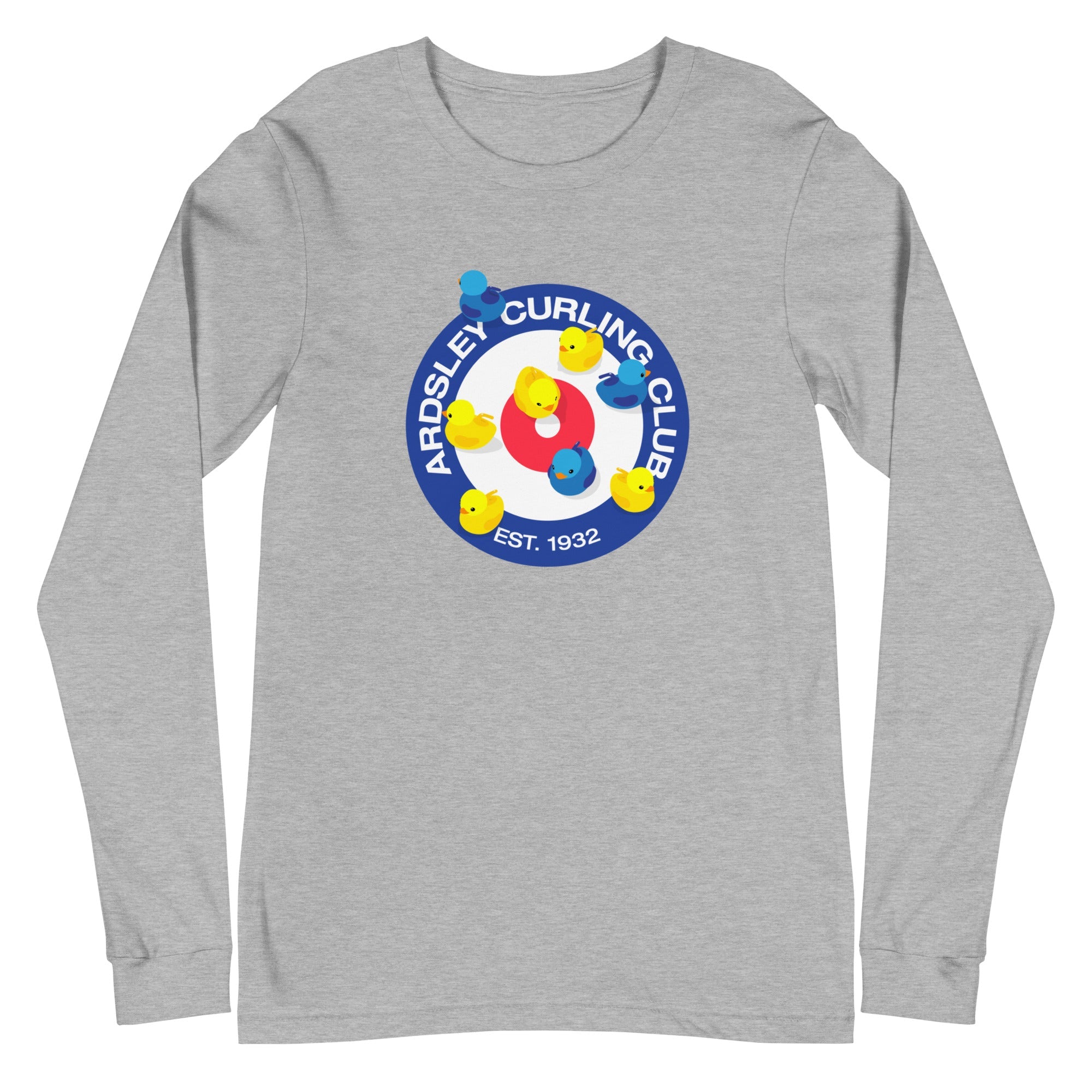 Rubber Ducky House Ardsley Curling Club Unisex Long Sleeve Tee - Broomfitters