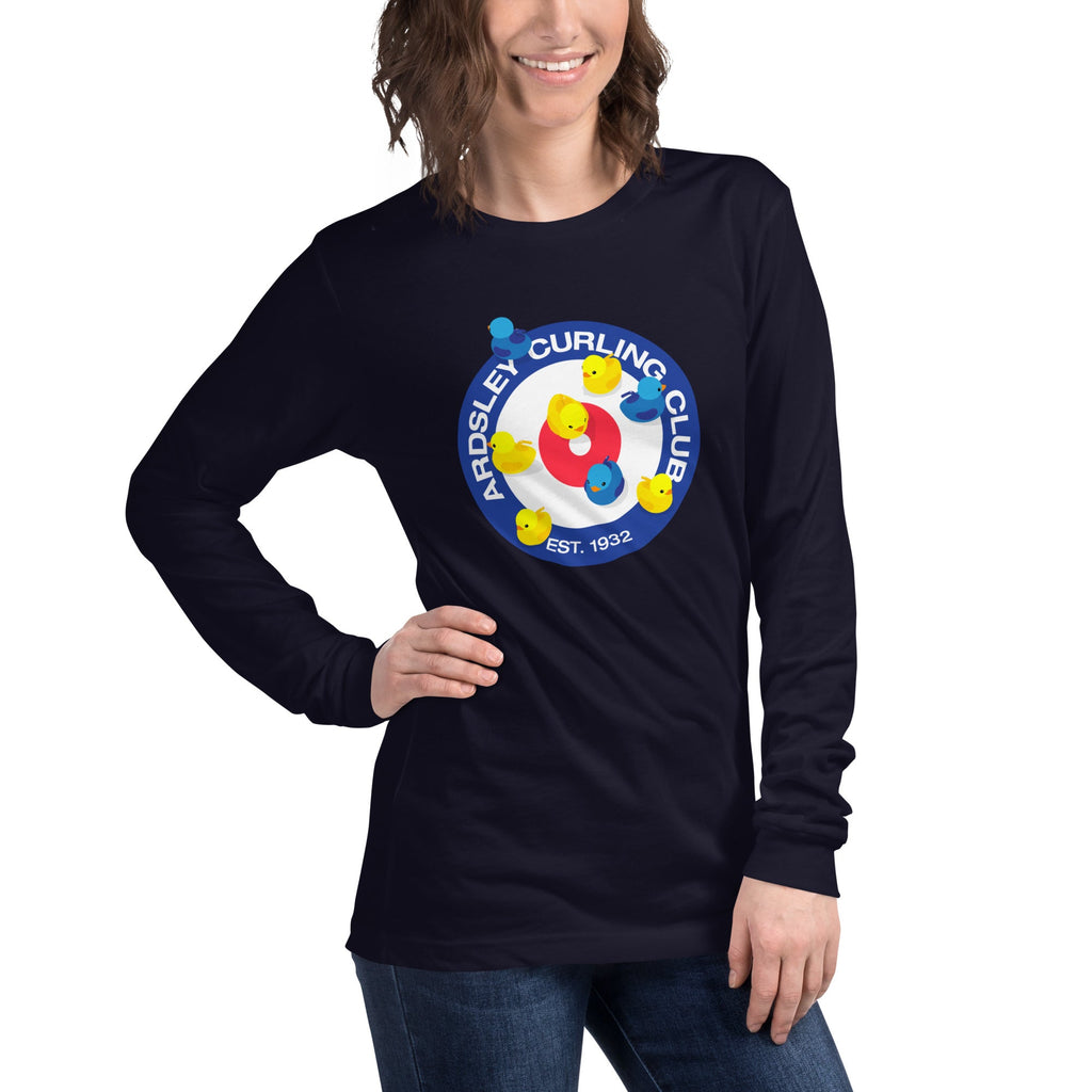Rubber Ducky House Ardsley Curling Club Unisex Long Sleeve Tee - Broomfitters