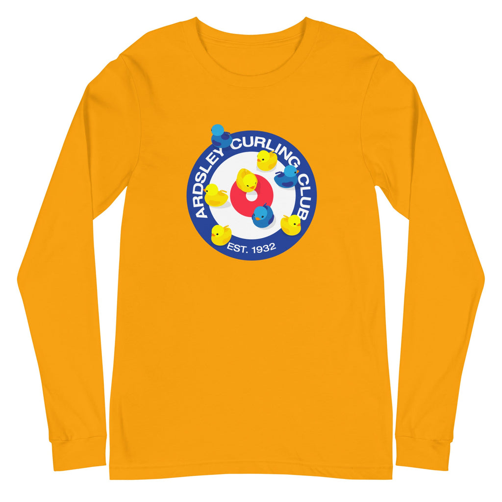 Rubber Ducky House Ardsley Curling Club Unisex Long Sleeve Tee - Broomfitters