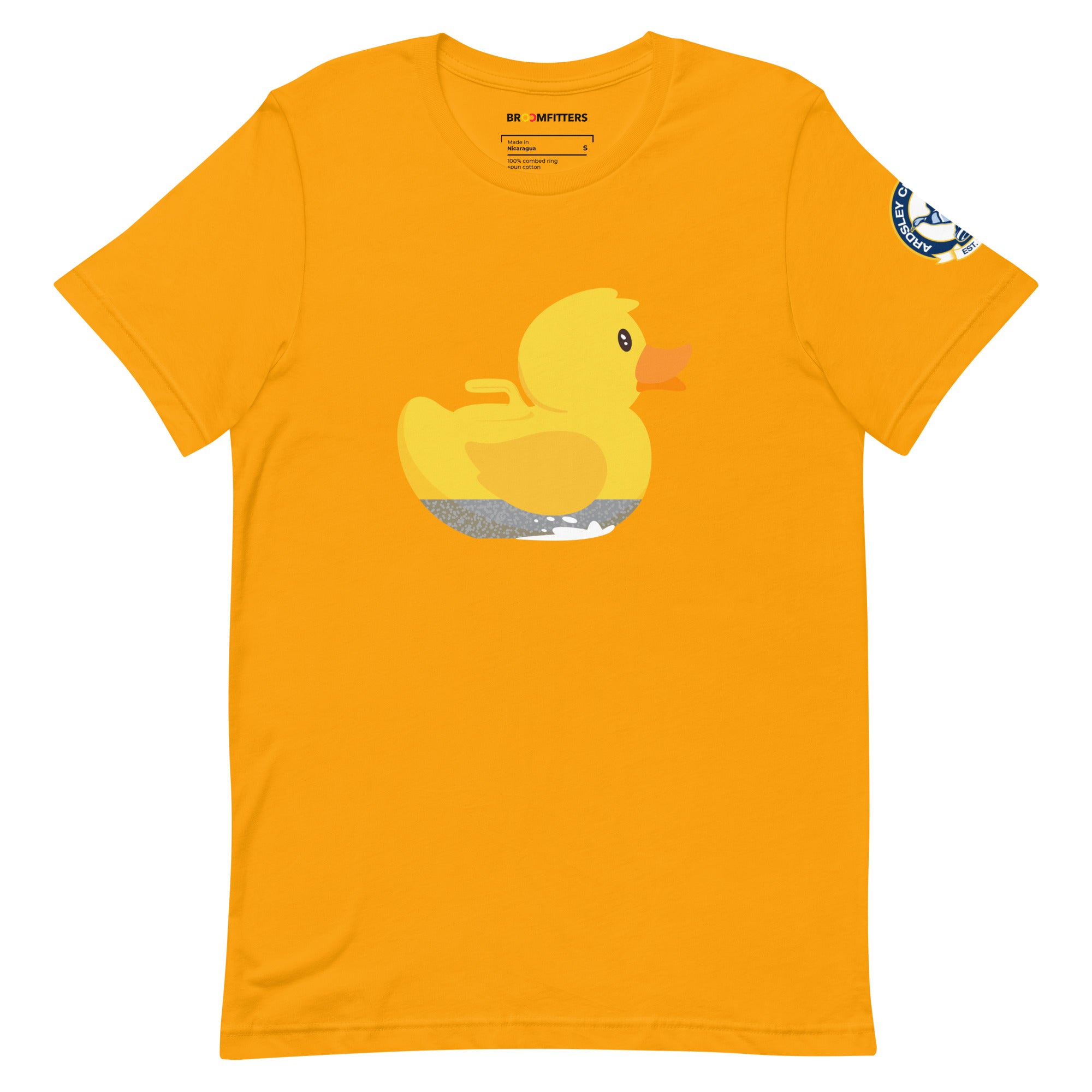 Rubber Ducky Stone Ardsley Curling Club Short-Sleeve Unisex T-Shirt - Broomfitters